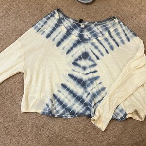 We The Free Tie-Dye Boxy Long Sleeve